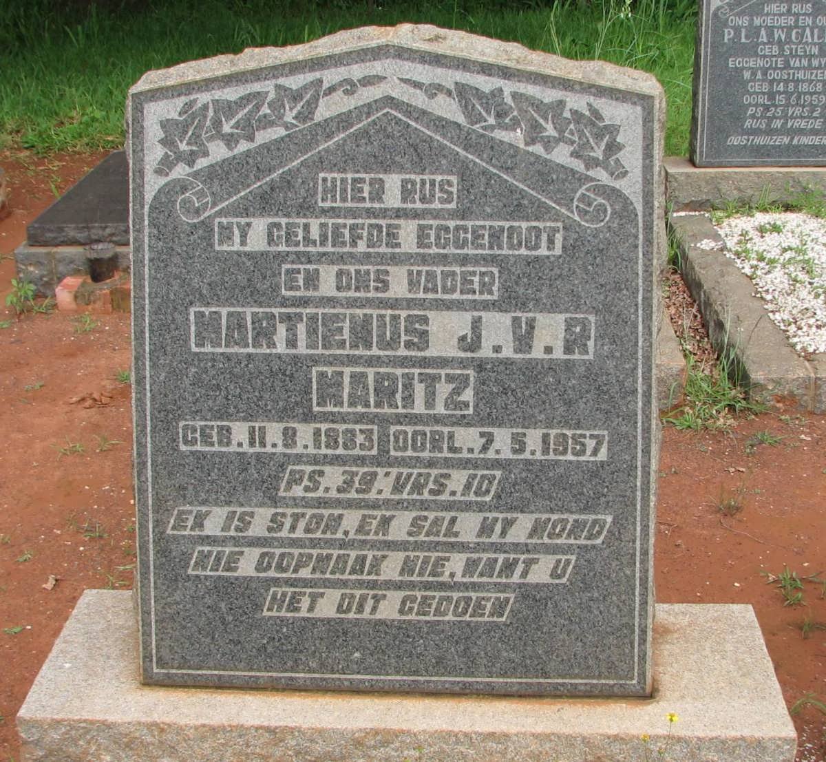 MARITZ Martienus J.V.R. 1883-1957