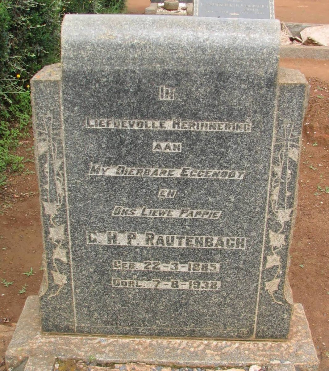 RAUTENBACH G.H.P. 1885-1938