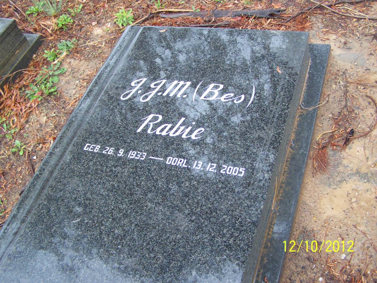 RABIE J.J.M. 1933-2005