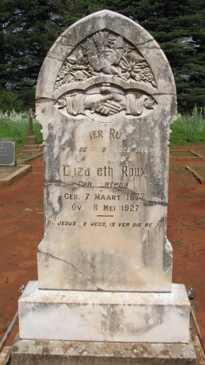 ROUX Elizabeth nee LATEGAN 1877-1927