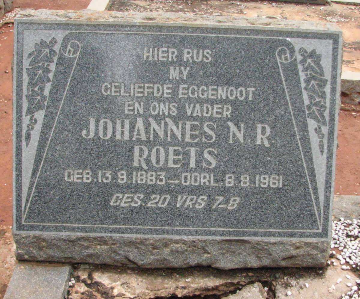 ROETS Johannes N.R. 1883-1961