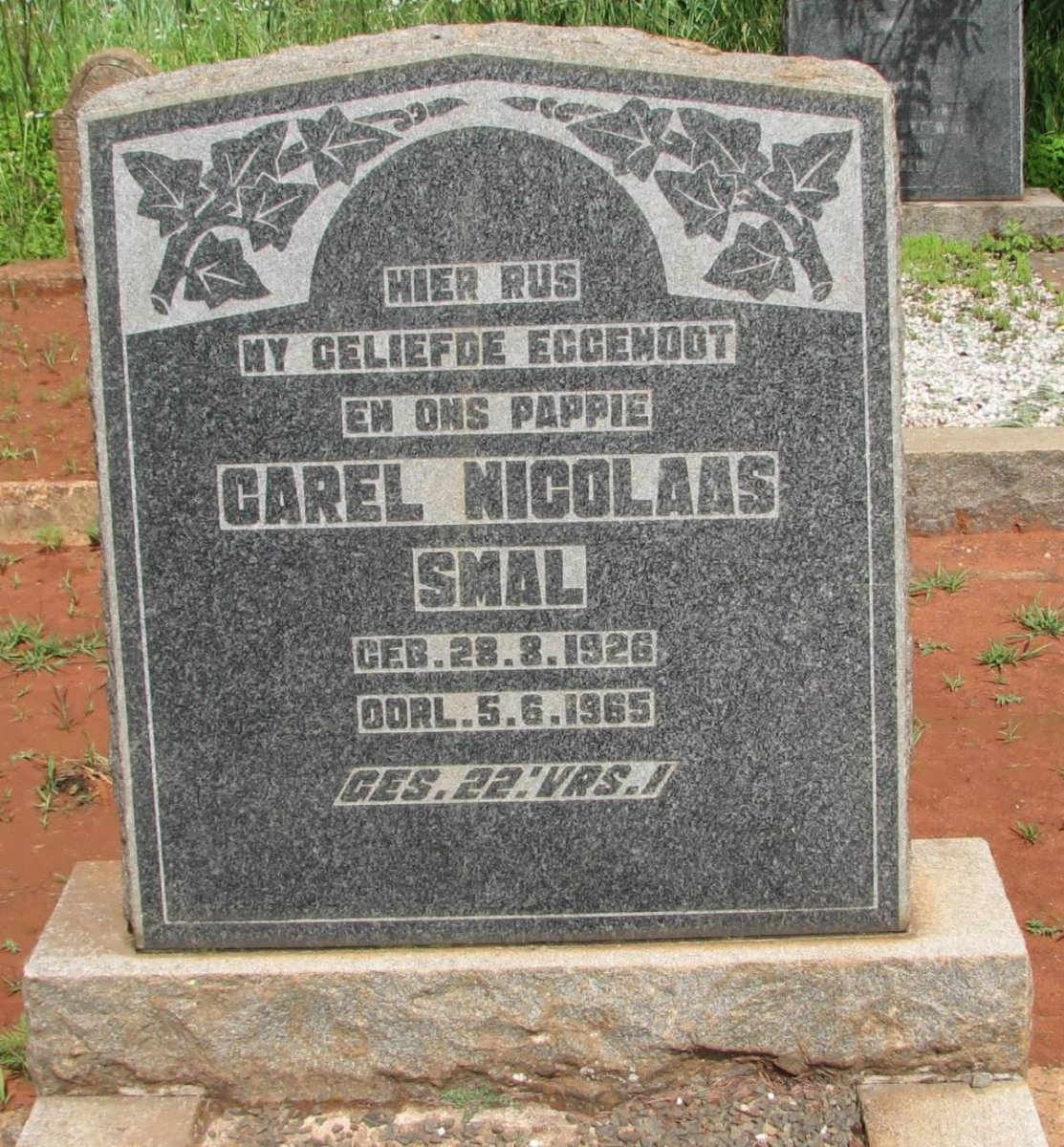 SMAL Carel Nicolaas 1926-1965