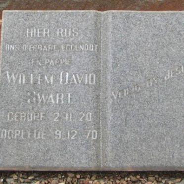 SWART Willem David 1920-1970