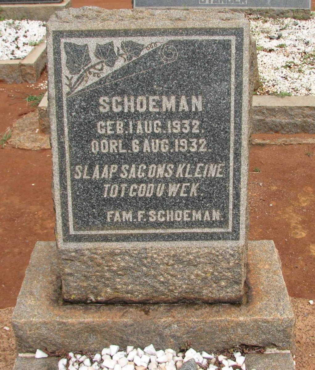 SCHOEMAN ? 1932-1932