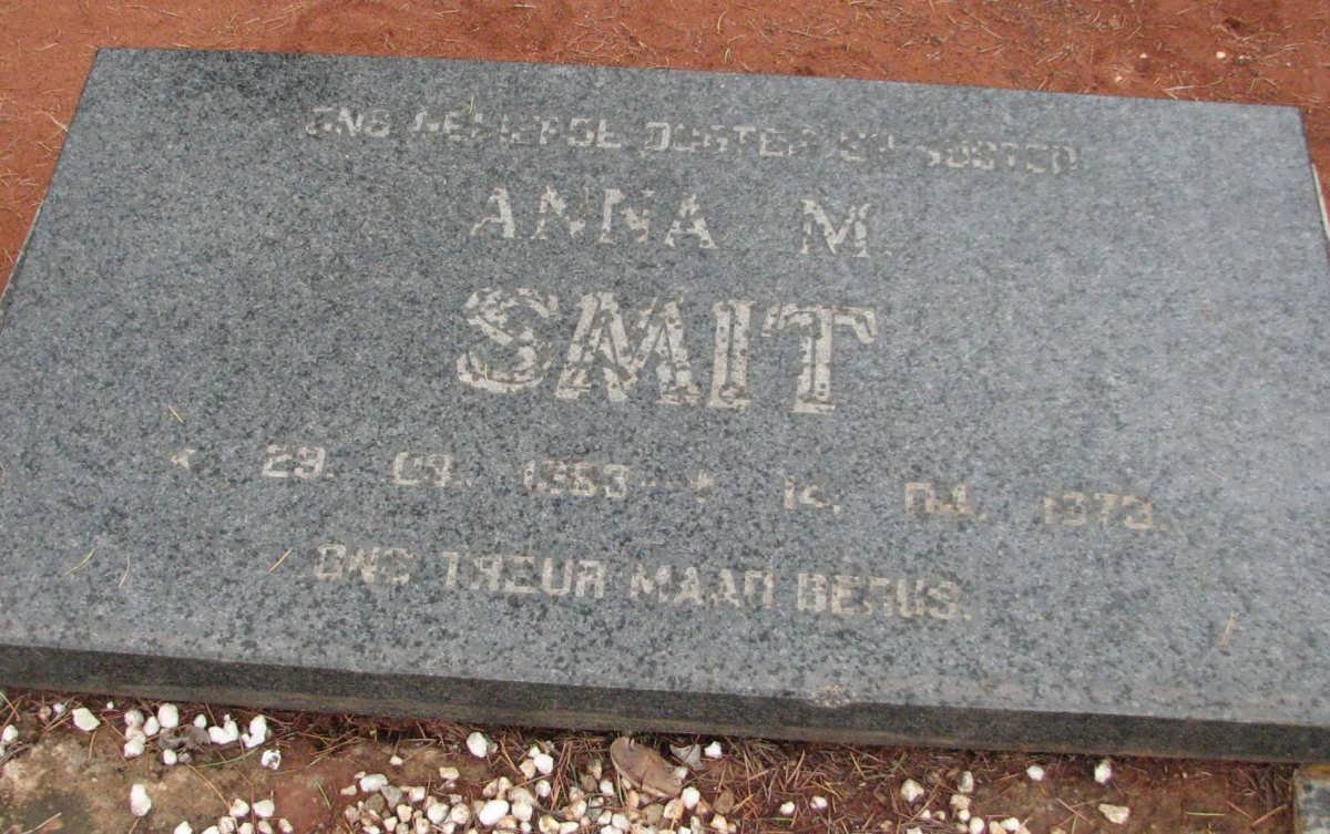 SMIT Anna M. 1953-1973