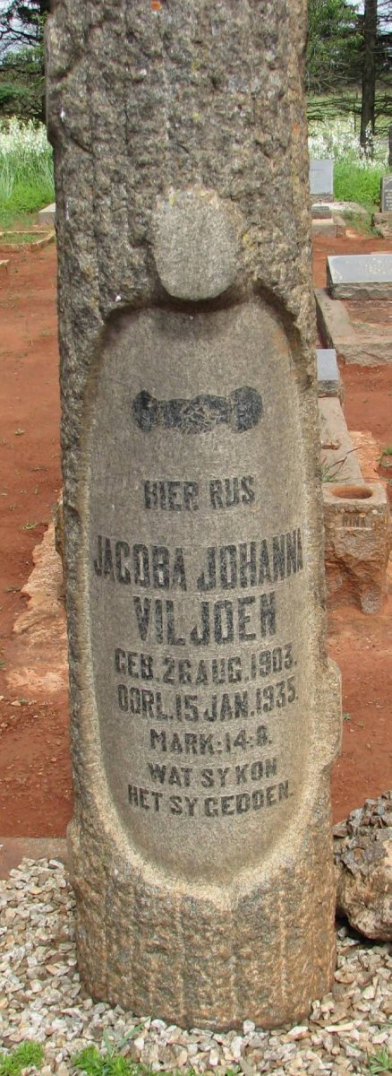VILJOEN Jacoba Johanna 1903-1935