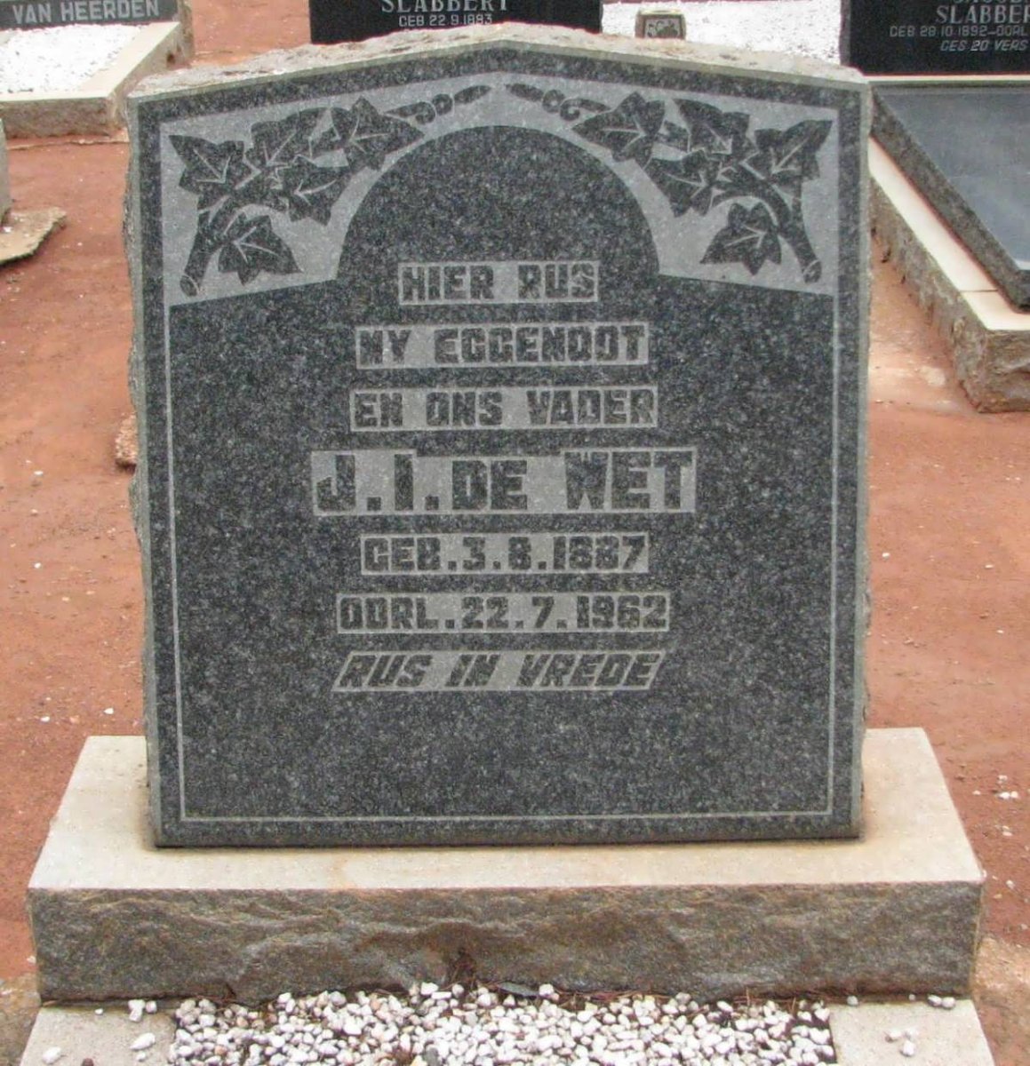 WET J.I., de 1887-1962