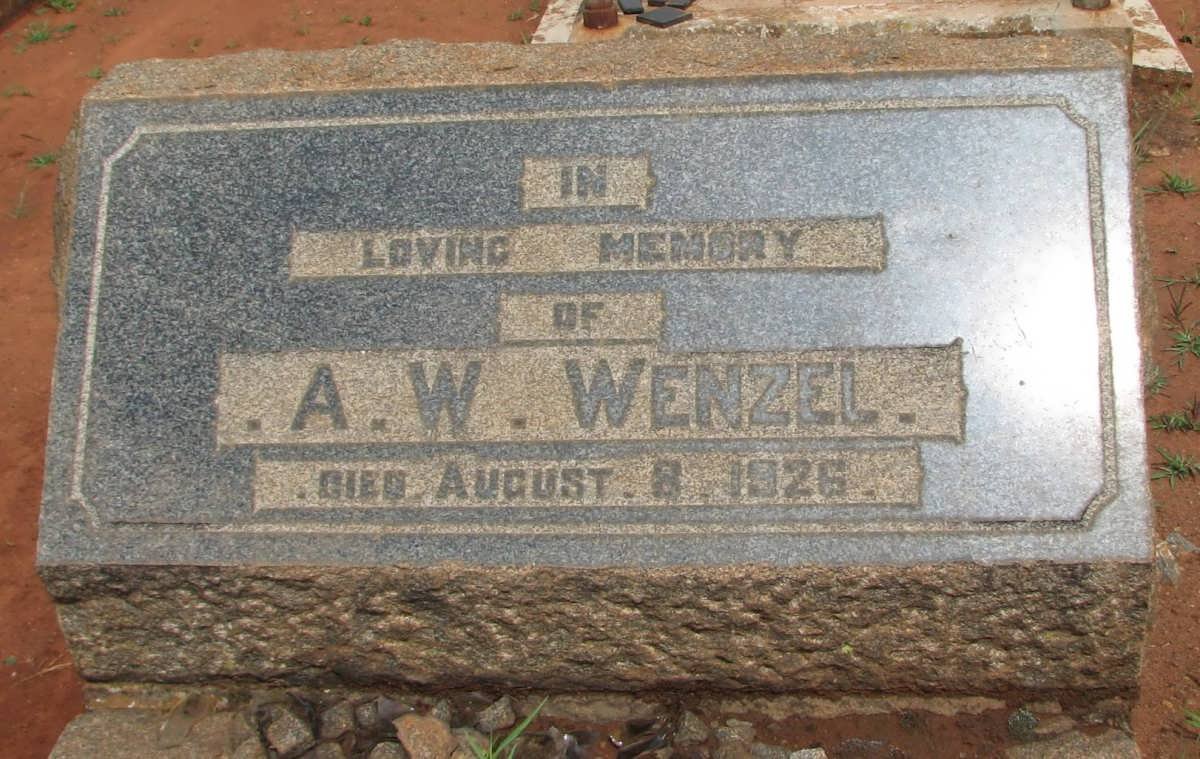 WENZEL A.W. -1926
