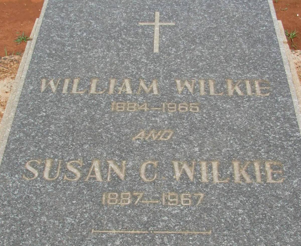 WILKIE William 1884-1965 &amp;  Susan C. 1887-1967