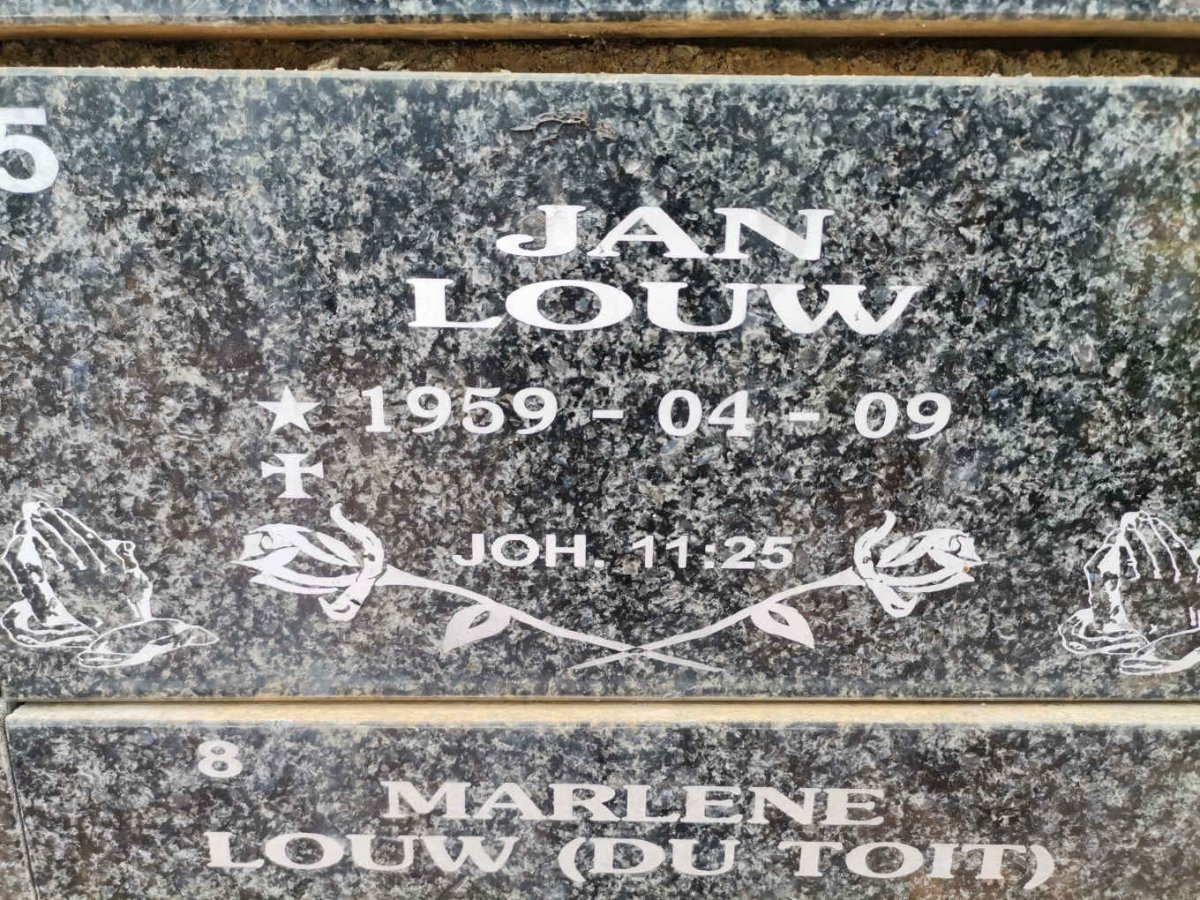LOUW Jan 1959-