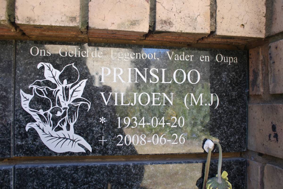 PRINSLOO M.J. 1934-2008