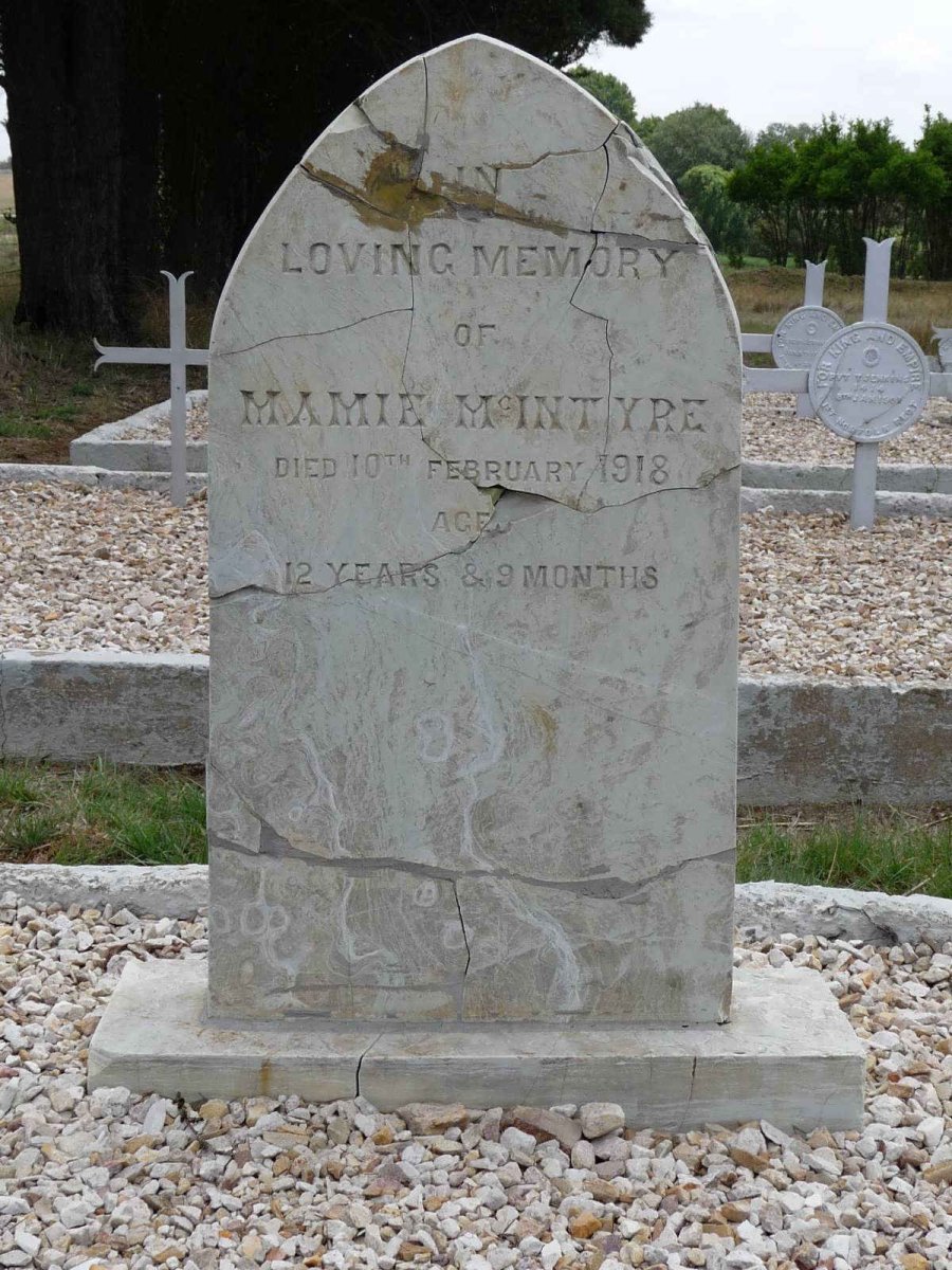 McINTYRE Mamie  -1918