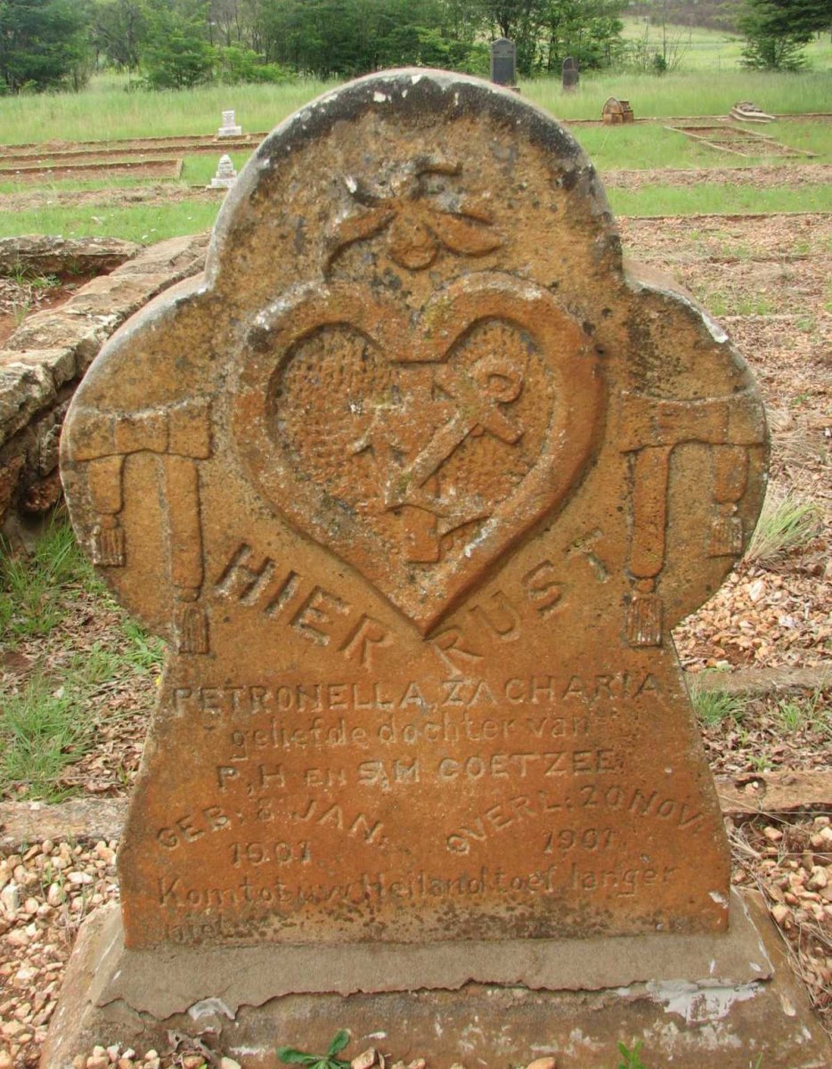 COETZEE Petronella Zacharia 1901-1901