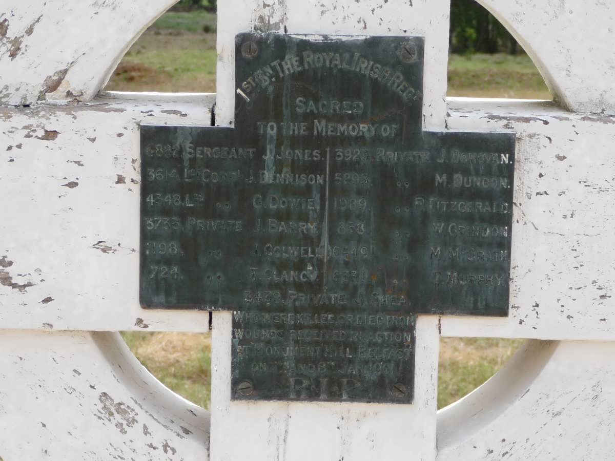 6. Memorial Stone - 1st. Bn. The Royal Irish Regiment 