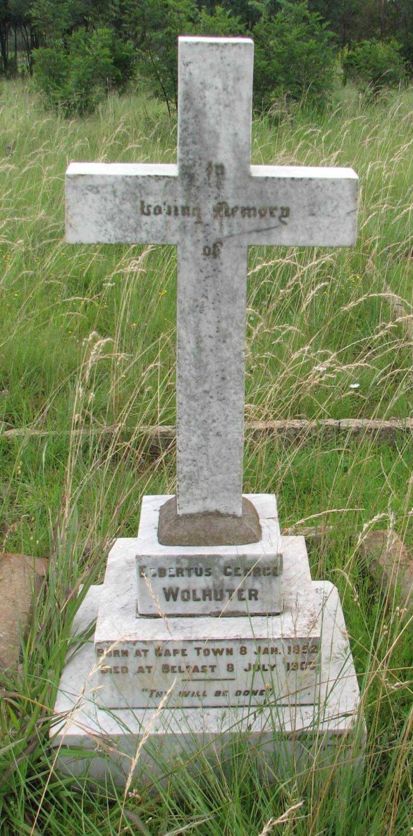 WOLHUTER Egbertus George 1852-1900