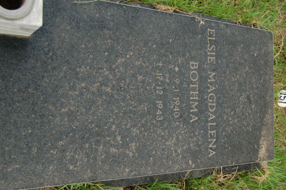 BOTHMA Elsie Magdalena 1940-1943