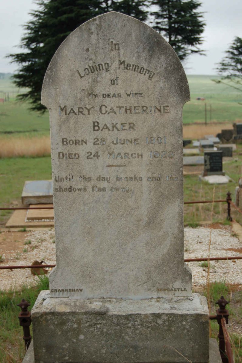 BAKER Mary Catherine 1901-192?