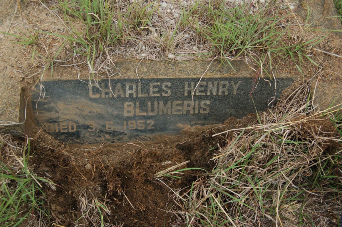 BLUMERIS Charles Henry -1952