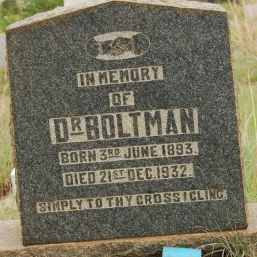BOLTMAN 1893-1932