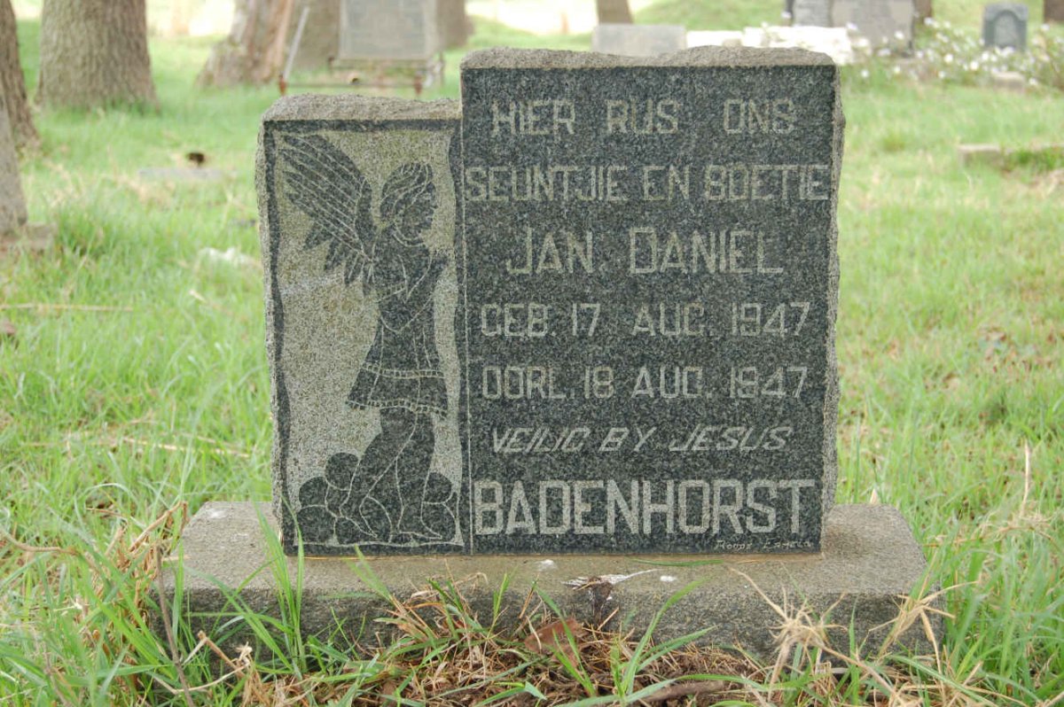 BADENHORST Jan Daniel 1947-1947