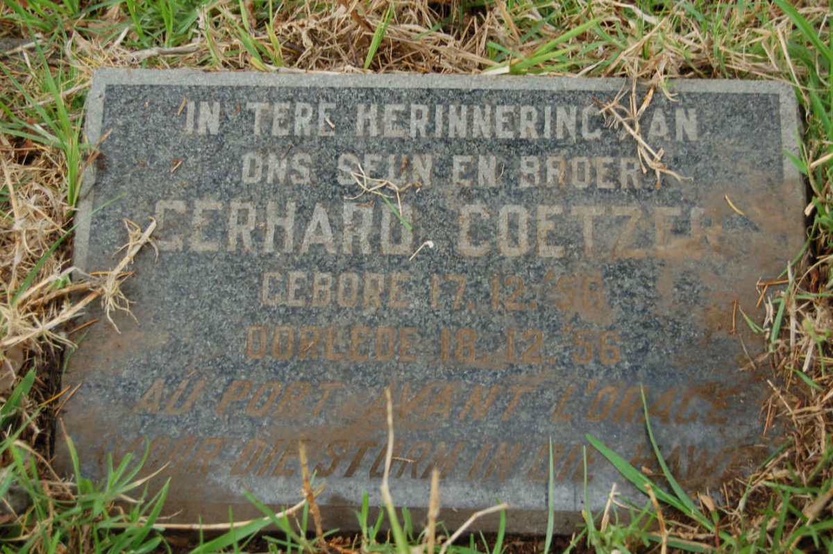 COETZER Gerhard 1956-1956