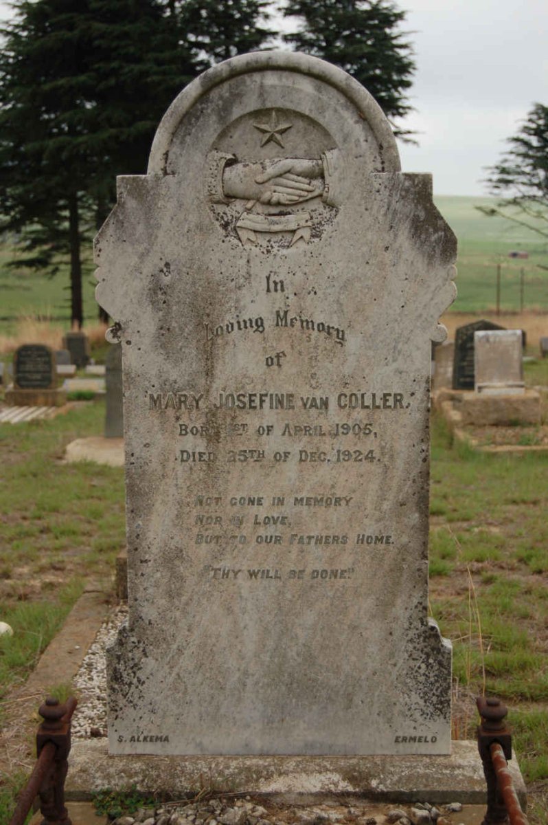 COLLER Mary Josefine, van 1905-1924