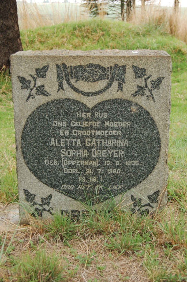 DREYER Aletta Catherina Sophia nee OPPERMAN 1886-1960