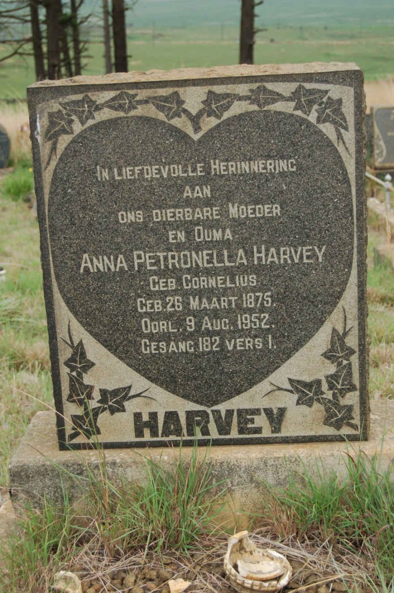 HARVEY Anna Petronella nee CORNELIUS 1875-1952