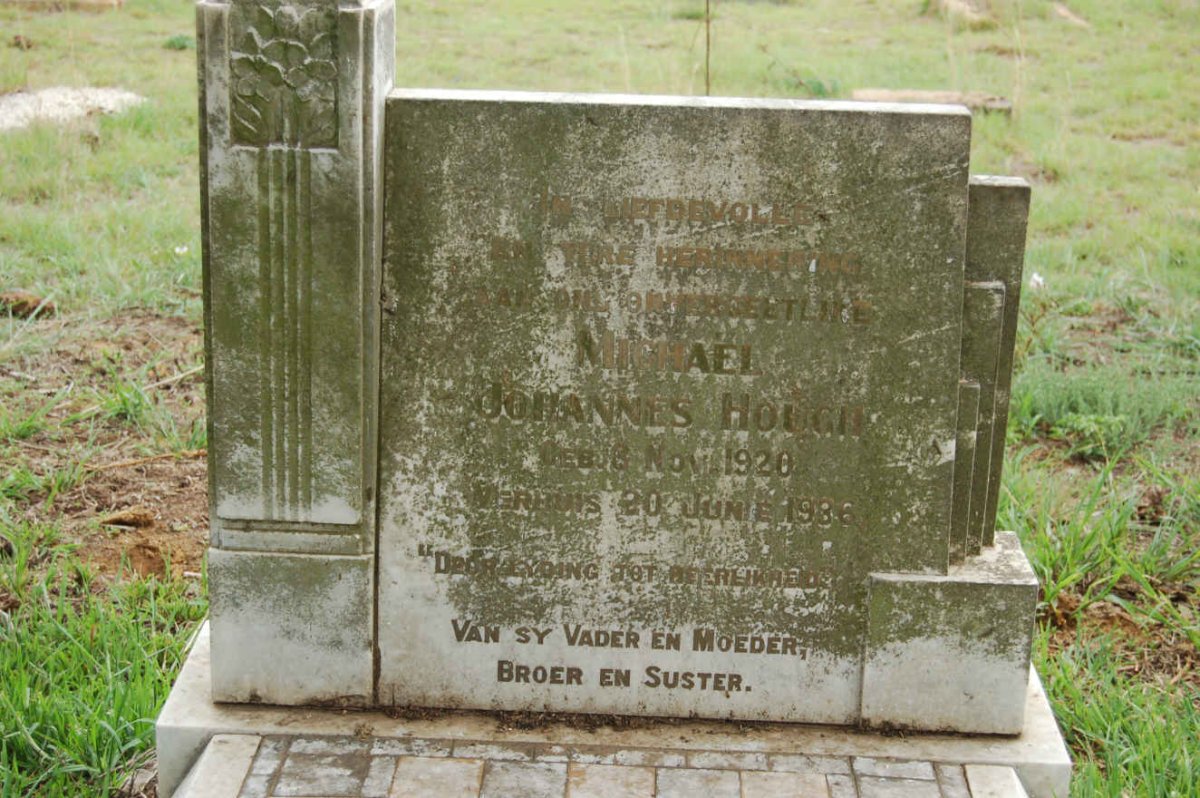 HOUGH Michiel Johannes 1920-1986