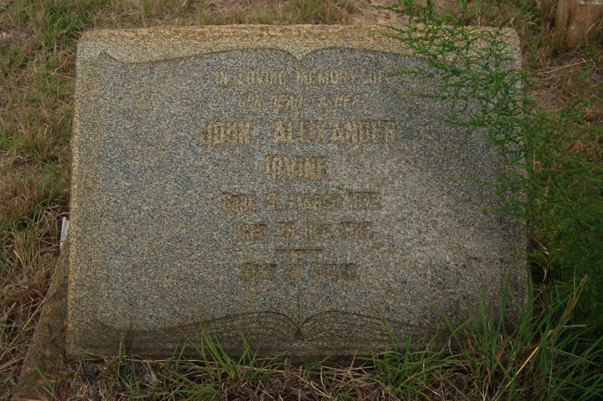 IRVINE John Alexander 1872-19??