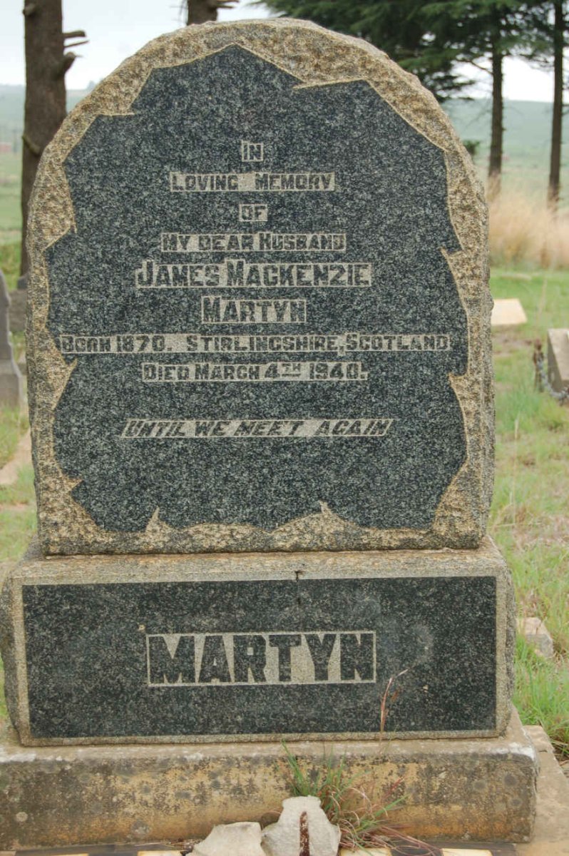 MARTYN James MacKenzie 1870-1940