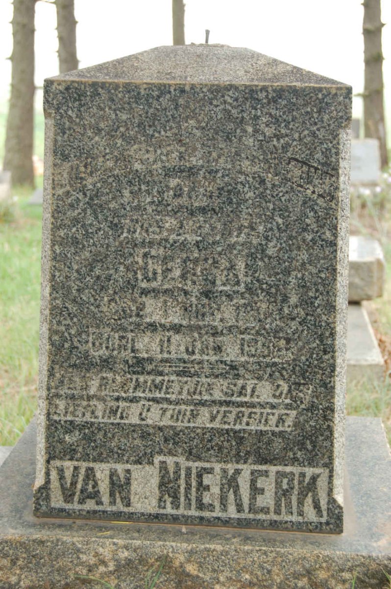 NIEKERK Ge?, van -19?