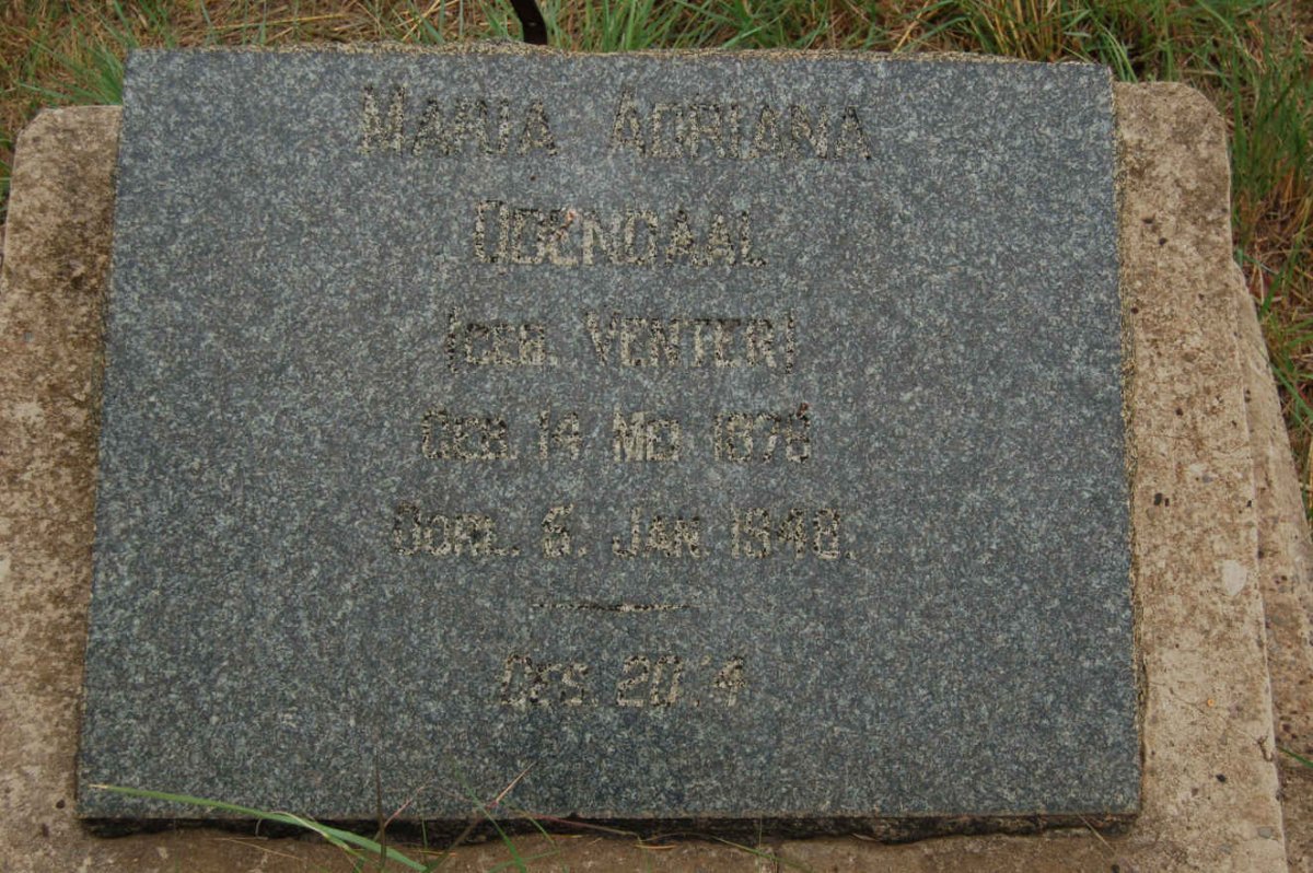 ODENDAAL Maria Adriana 187?-1948