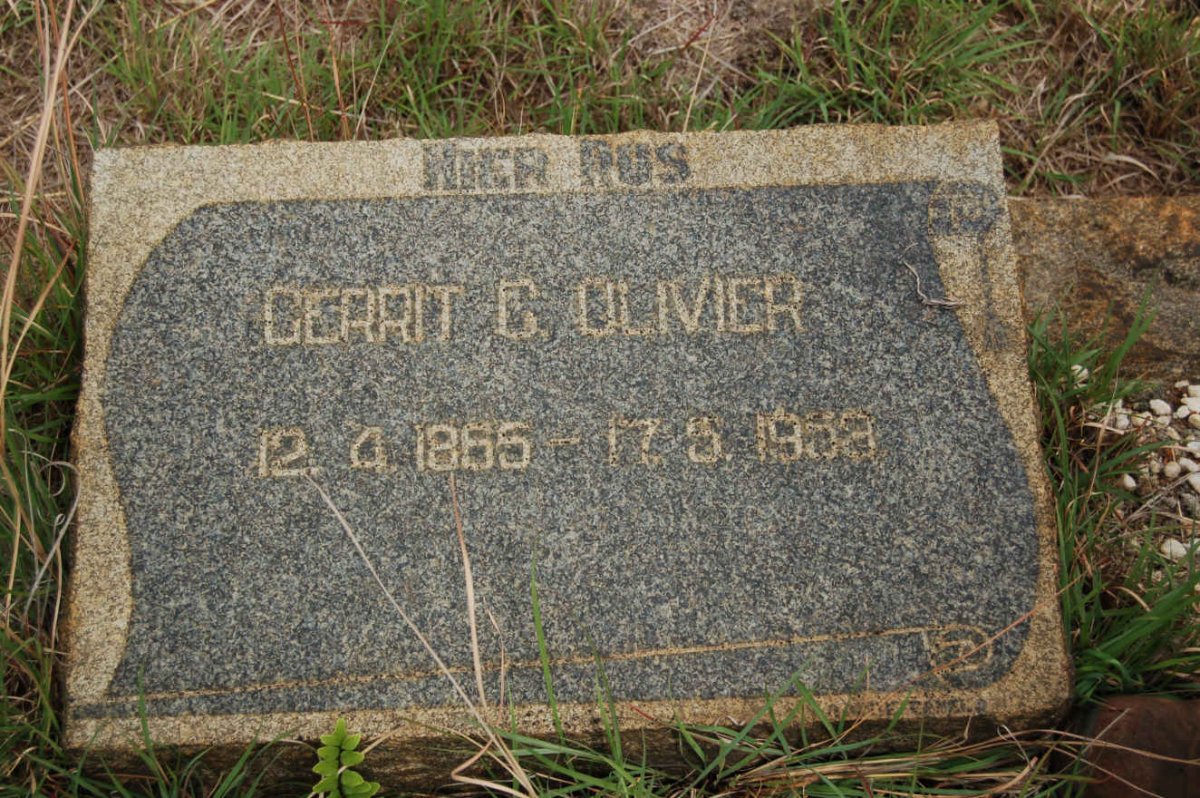 OLIVIER Gerrit G. 1865-1958