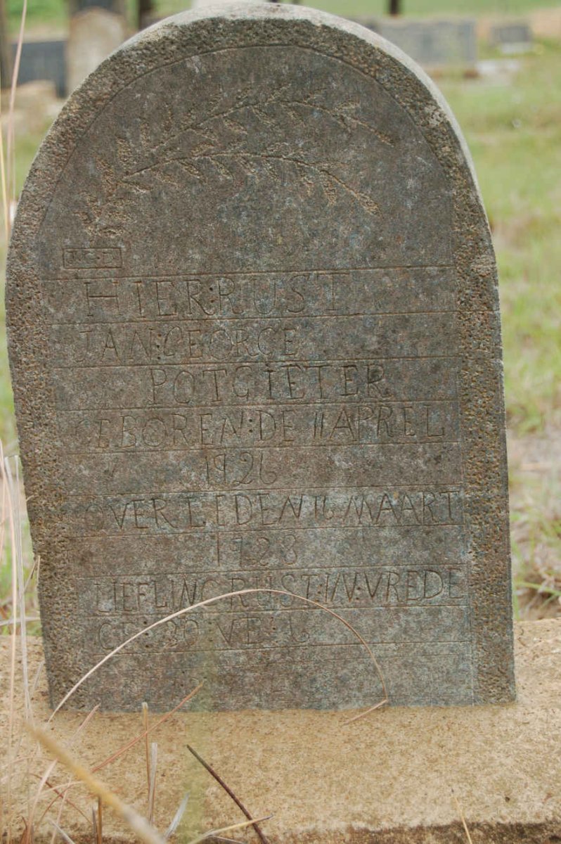 POTGIETER Jan George 1926-1928