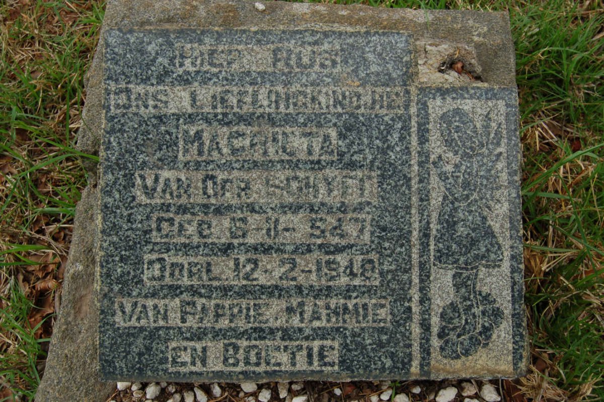 SCHYFF Magrita, van der 1947-1948