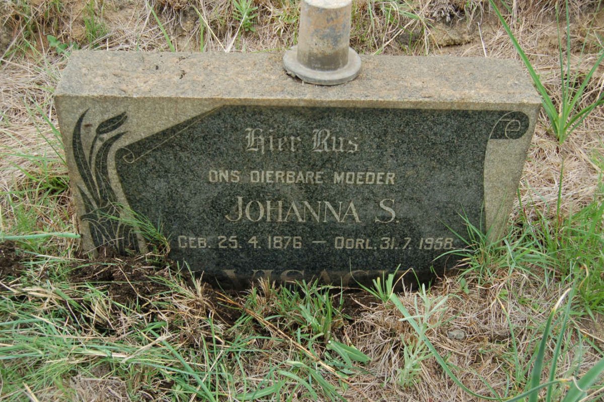 VISAGIE Johanna S. 1876-1958