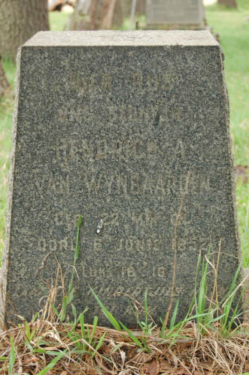WYNGAARDEN Hendrick A., van -1952