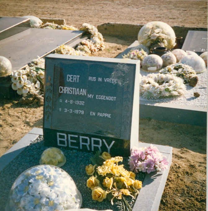 BERRY Gert Christiaan 1932-1979