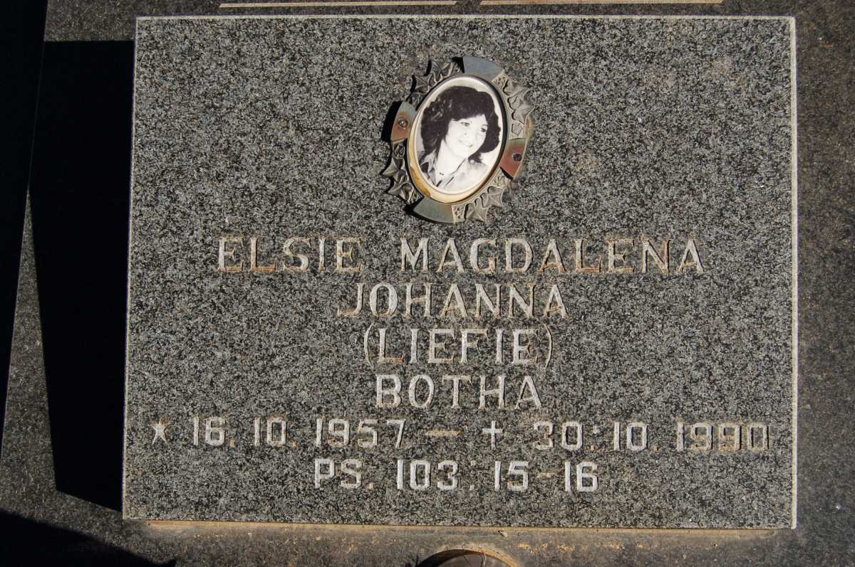 BOTHA Elsie Magdalena Johanna 1957-1990