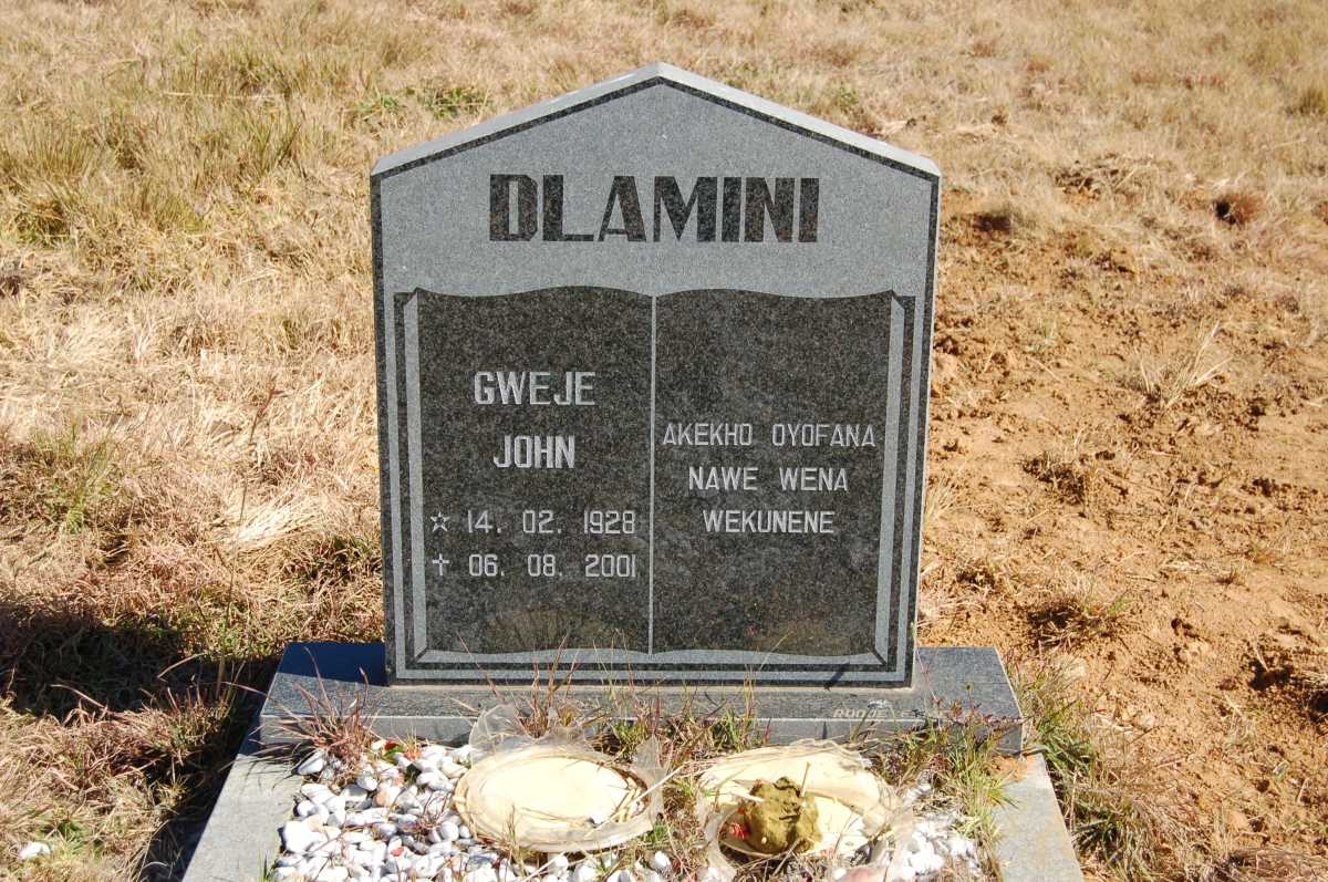 DLAMINI Gweje John 1928-2001