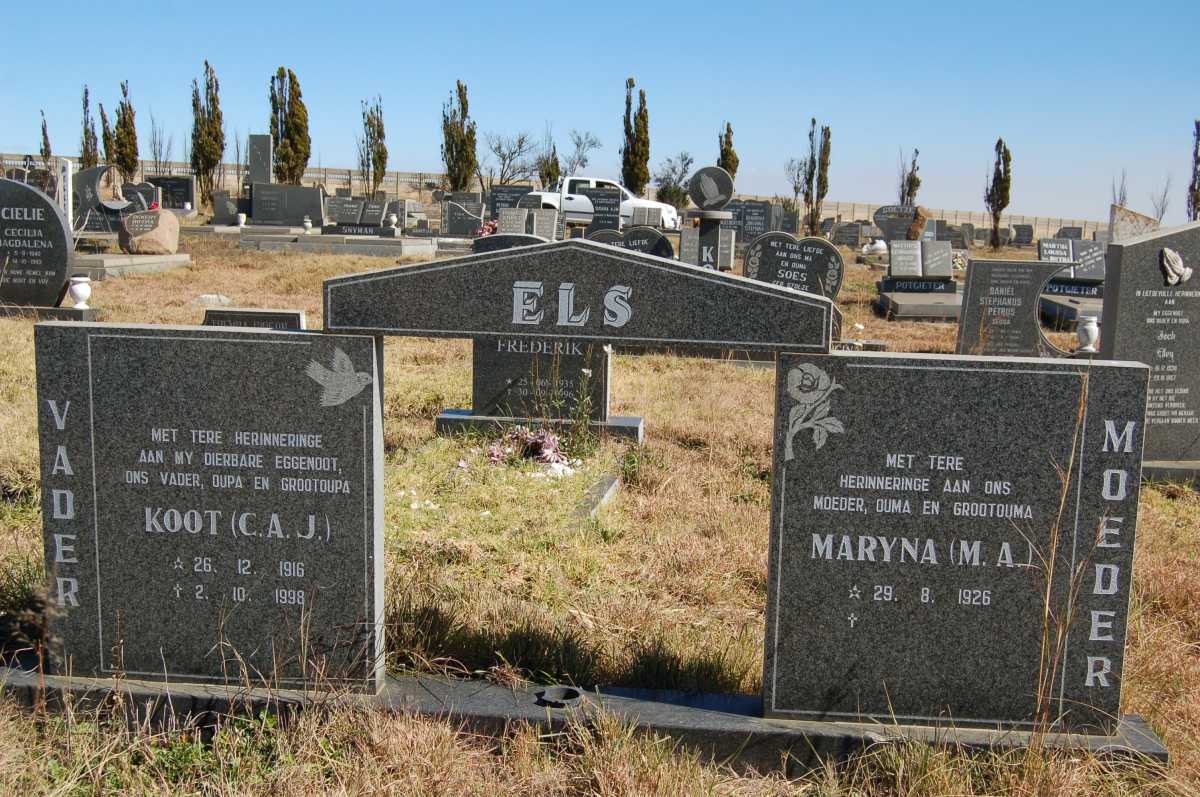 ELS C.A. J. 1916-1998 &amp; M.A. 1926-