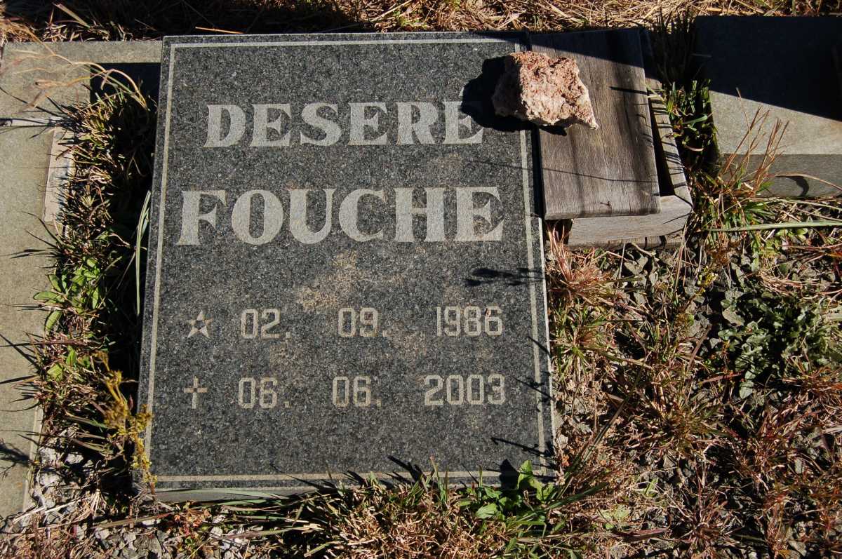 FOUCHE Desiré 1986-2003