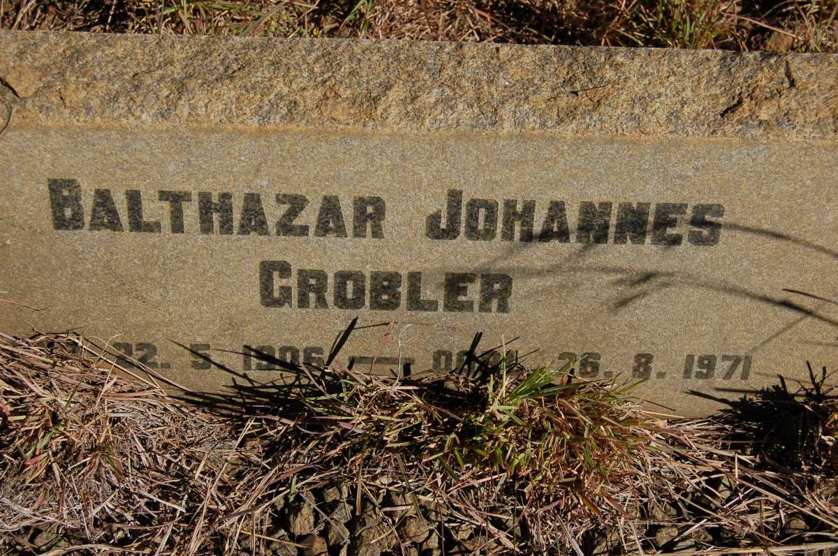 GROBLER Balthazar Johannes 1906-1971