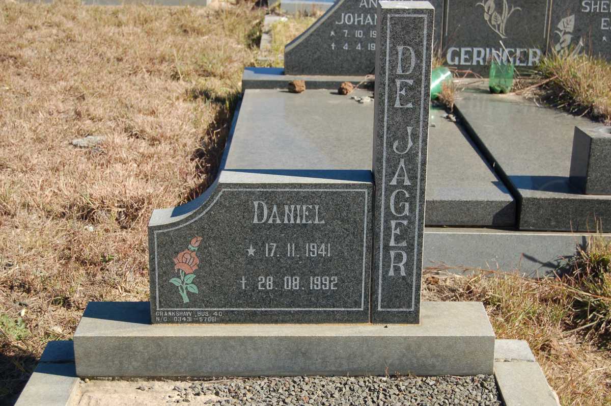 JAGER Daniel, de 1941-1992