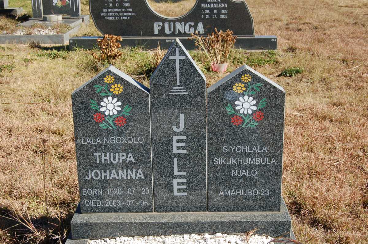 JELE Thupa Johanna 1920-2003
