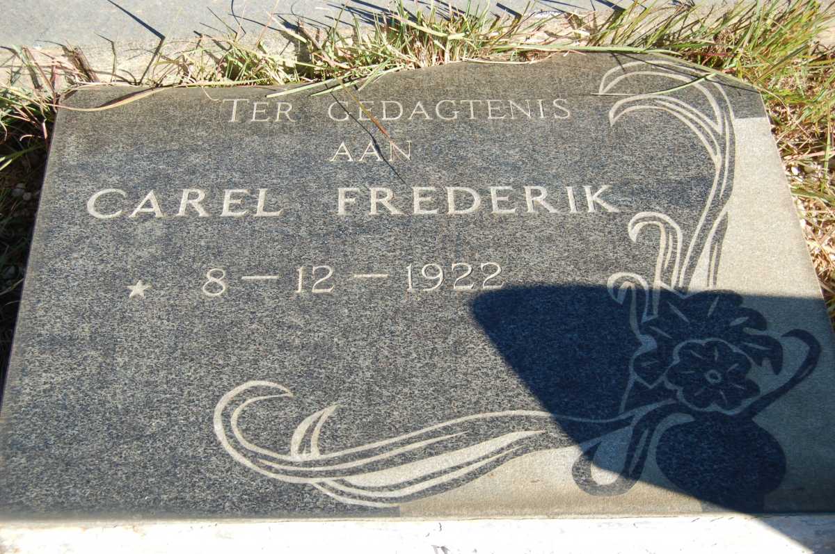 KRIEL Carel Frederik 1922- &amp; Anna Magaretha 1929-1976