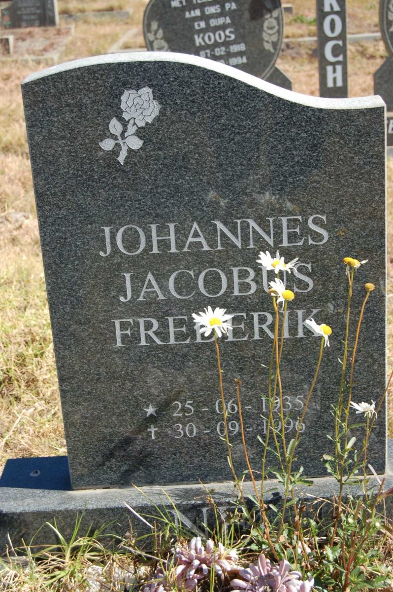 NEL Johannes Jacobus Frederik 1935-1996