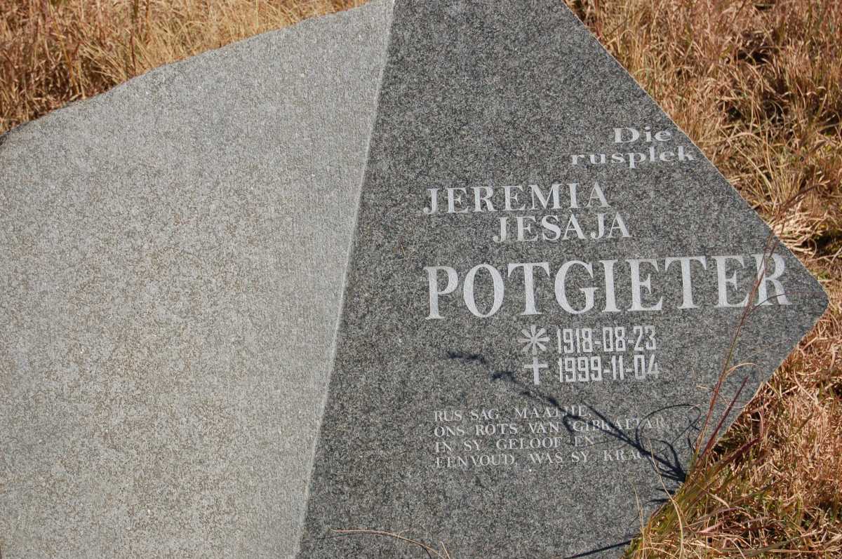 POTGIETER Jeremia Jesaja 1918-1999