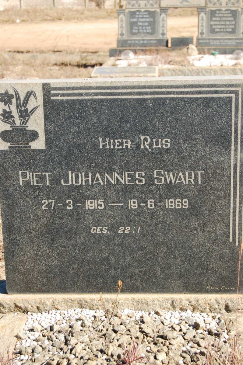 SWART Piet Johannes 1915-1969